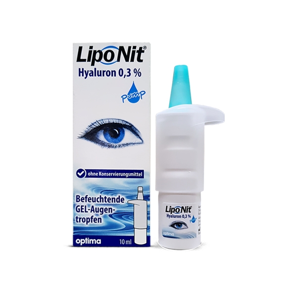 LipoNit Augentropfen 0.3 % Gel pump